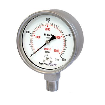 مانومتر میلی بار اینسترومیت تمام استیل صفحه 10 سانتی