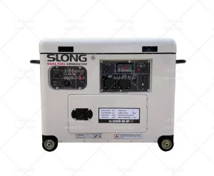 موتور برق دوگانه سوز 8 کیلووات اسلانگ گاز و بنزین SL10000-SE-DF