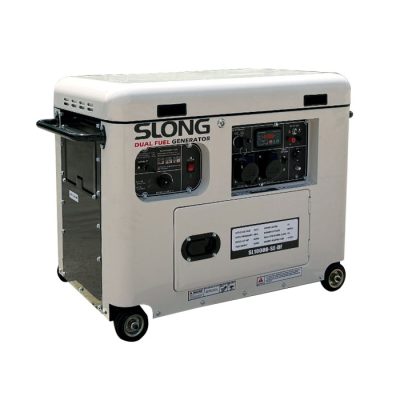 موتور برق دوگانه سوز 8 کیلووات سایلنت اسلانگ گاز و بنزین SL10000-SE-DF