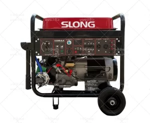 موتور برق دوگانه سوز 10.5 کیلووات تکفاز و سه فاز اسلانگ SL12000E-DF-3P