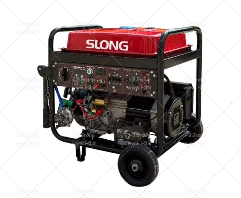 ژنراتور دوگانه سوز 10.5 کیلووات تکفاز اسلانگ SL12000E-DF