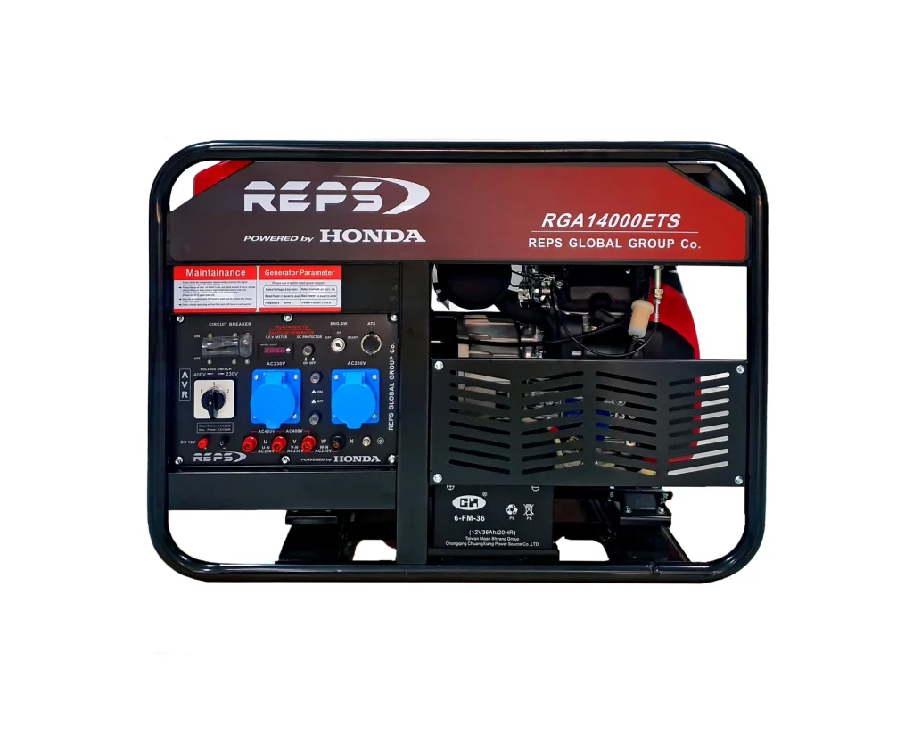 موتور برق 13 کیلووات تک فاز و سه فاز بنزینی هوندا رپس مدل RGA14000ETS