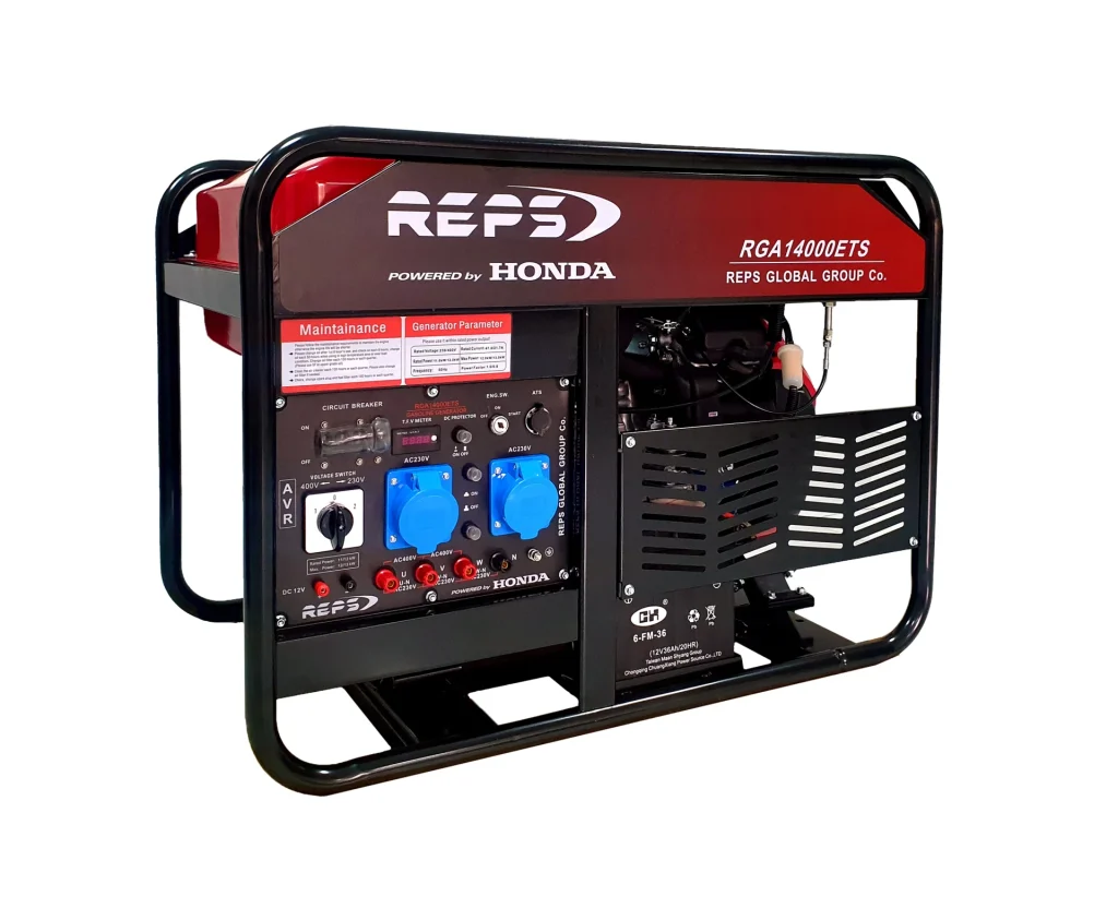 موتور برق 13 کیلووات تک فاز و سه فاز بنزینی هوندا رپس مدل RGA14000ETS