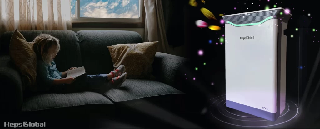 دستگاه تصفیه هوا بی صدا رپس